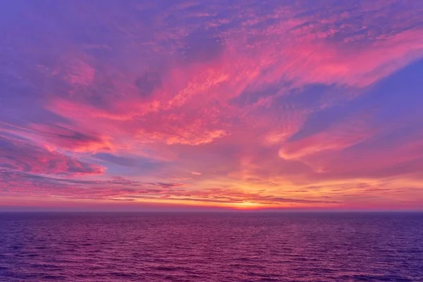 Beautiful Horizon Sea Colorful Sunrise Ramsgate Kent — Stock Photo, Image