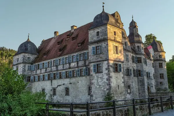Exterior Schloss Mitwitz Castle Mitwitz Germany Blue Sky — Stock Photo, Image