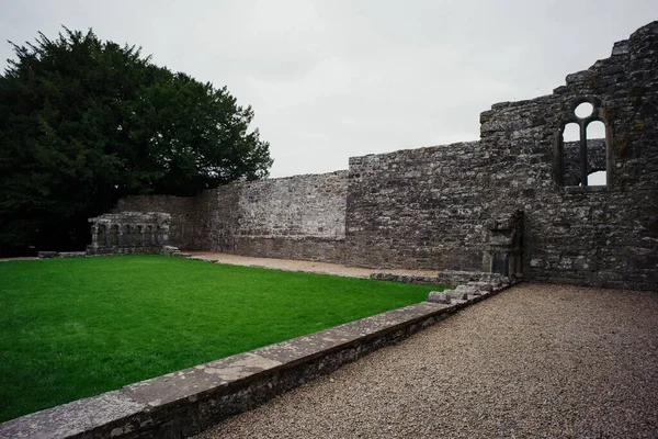 Una Vista Una Abadía Cong Región Galway Irlanda —  Fotos de Stock