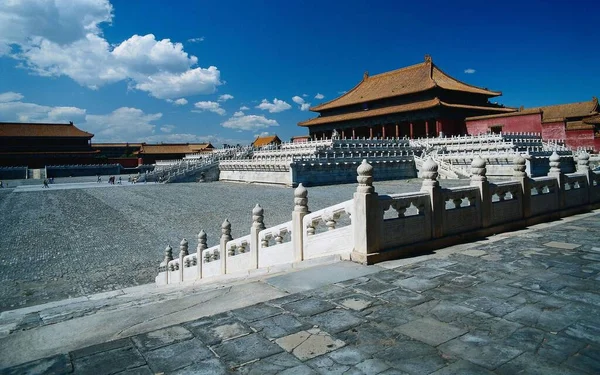 Templos Marcos Cidade Proibida Distrito Dongcheng Pequim China — Fotografia de Stock