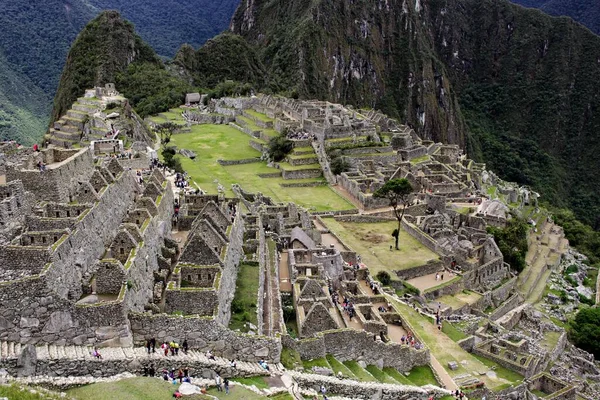 Вид Воздуха Мачу Пикчу Перу — стоковое фото