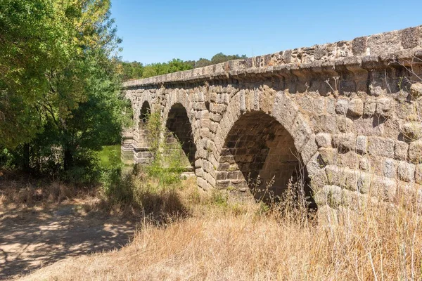 Μια Παλιά Ρωμαϊκή Γέφυρα Της Vila Formosa Στην Portalegre — Φωτογραφία Αρχείου