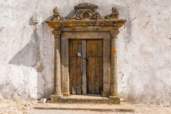 Una Puerta Entrada Pueblo Marvao Distrito Portalegre Portugal —  Fotos de Stock
