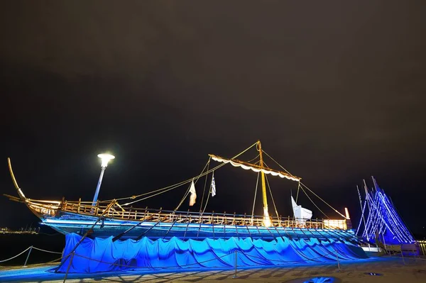 Argo Living Legend Port Volos Rebuilt According Plans 13Th Century — Stock Photo, Image