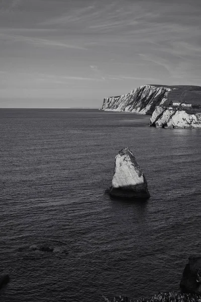 Чудовий Вид Море Острові Вайт Англія — стокове фото
