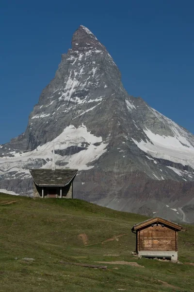 Rotsachtige Bergen Zermatt Zwitserland — Stockfoto