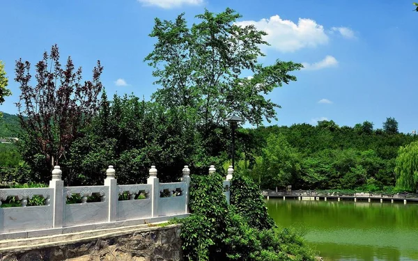 Eine Wunderschöne Landschaft Sommerpalast Peking China — Stockfoto
