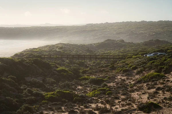 Eine Wunderschöne Landschaft Mit Bewaldeten Hügeln Strand Von Witpinga Südaustralien — Stockfoto