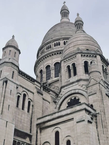 Une Belle Vue Sur Basilique Sacré Cœur Paris — Photo