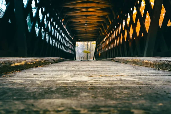 Исторический Мост Пулс Милл Джорджии — стоковое фото