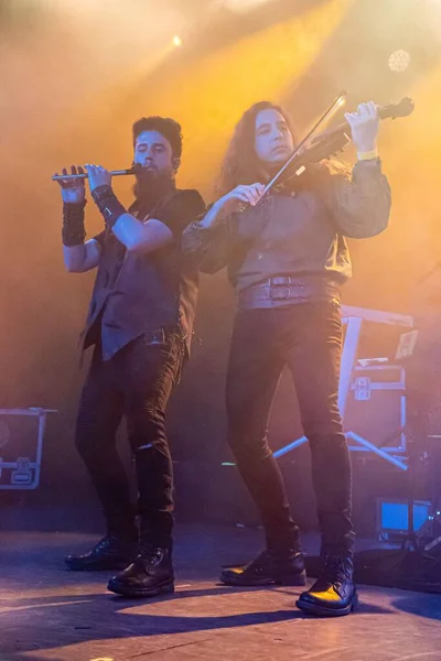 Concert Folk Rock Band Celtian Sala Riviera Madrid — Stock Photo, Image