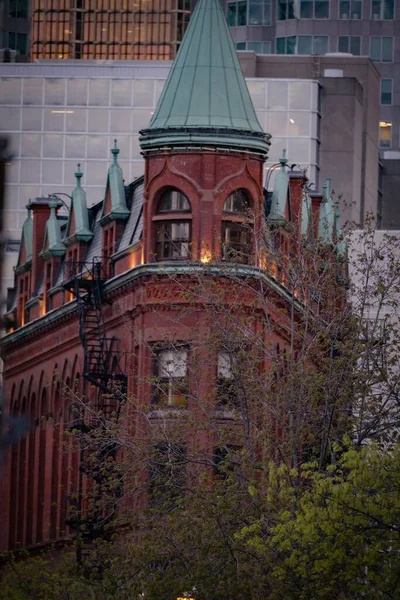 Eine Schöne Vertikale Ansicht Des Gooderham Building Toronto — Stockfoto