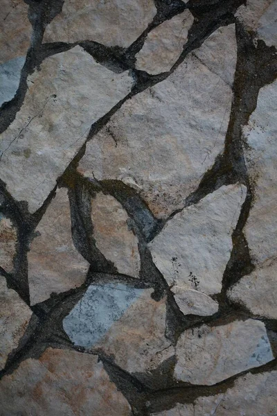 放棄されたカストリギリシャの村の20歳の石の壁 — ストック写真