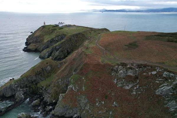 Luftaufnahme Einer Verlassenen Felsigen Küste — Stockfoto