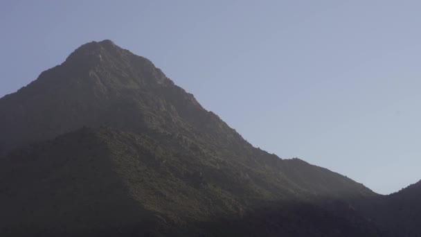 Een Prachtig Uitzicht Hoogste Berg Van Noord Afrika Toubkal Bij — Stockvideo