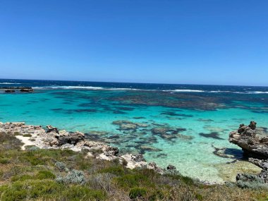 Plajın havadan görünüşü.