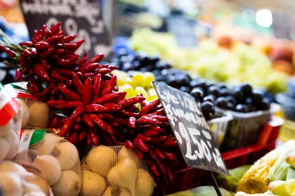 Close Vegetais Mercado — Fotografia de Stock
