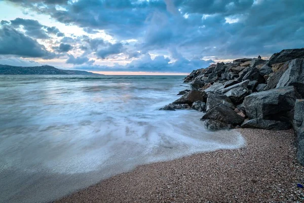 Ein Schöner Blick Auf Das Meer Einem Sonnigen Tag Spanien — Stockfoto