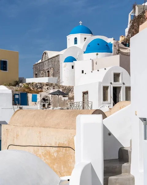 그리스 산토리니에 건물들의 — 스톡 사진