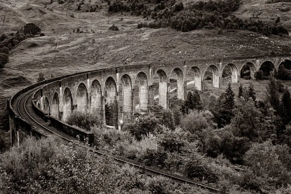 Das Glenfinnan Viadukt Der West Highland Line Glenfinnan Inverness Shire — Stockfoto