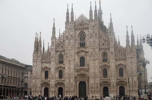 Low Angle View Ancient Building Milan Italy — Stock Photo, Image