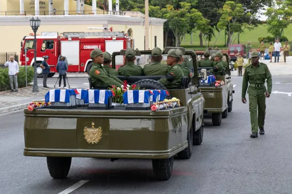 Pogrzeb Strażaków Którzy Zginęli Pożarze Supercysterny Matanzas Kubie — Zdjęcie stockowe