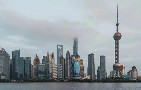 Moderne Gebouwen Van Het Centrum Van Lujiazui Shanghai — Stockfoto