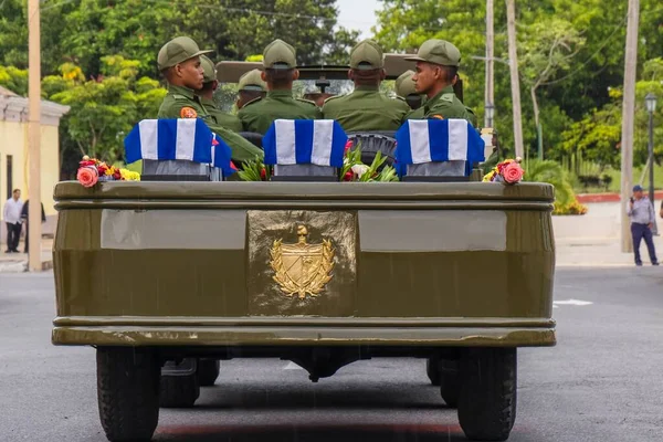 Les Funérailles Des Pompiers Tombés Dans Incendie Superpétrolier Matanzas Cuba — Photo