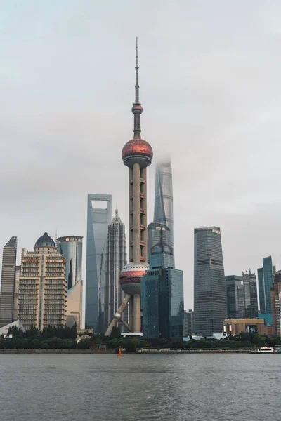 Moderne Gebouwen Van Het Centrum Van Lujiazui Shanghai — Stockfoto