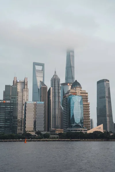Die Modernen Gebäude Der Innenstadt Von Lujiazui Shanghai — Stockfoto