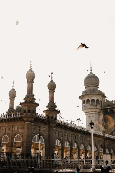 Vertikální Záběr Mešity Hyderabad — Stock fotografie