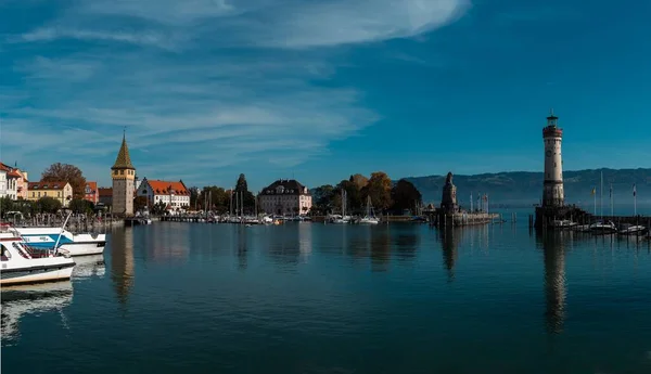ドイツ リンダウの湖コンスタンスの美しい景色 — ストック写真