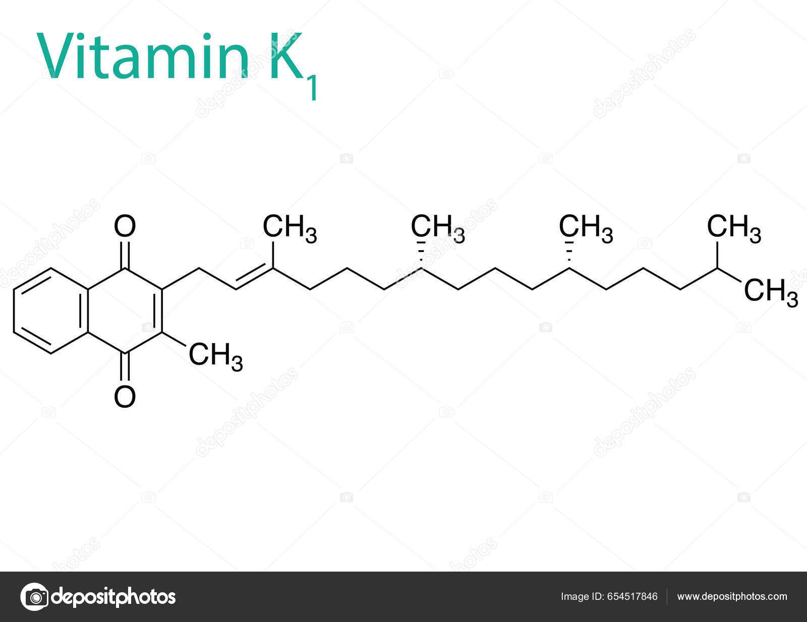 estructura de la vitamina a