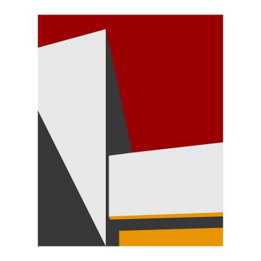 Modern bir minimalist ev cephesinin soyut mimari tasarımı