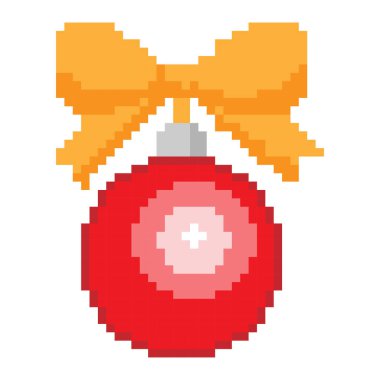 Bir Noel oyuncağı simgesinin vektör tasarımı