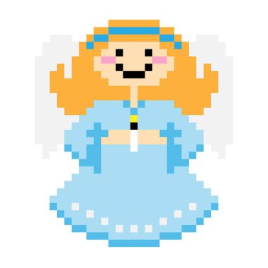 Bir kız oyuncağı simgesinin vektör tasarımı