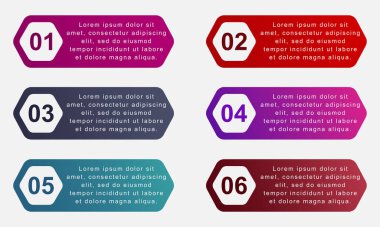 Bir zaman çizelgesi bilgi şablonu tasarımı