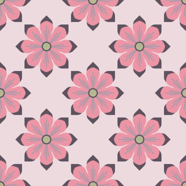 Dokular ve pembe renklerde örtüler için kusursuz bir desen