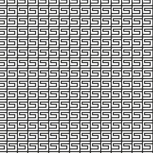 Black White Geometric Seamless Pattern Background — Stock Vector