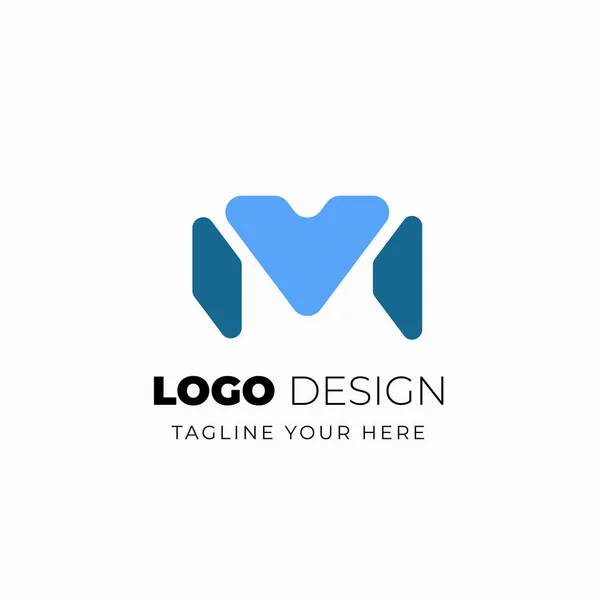 Plantilla Logotipo Una Empresa Vectorial Moderna Diseño Ilustración Iconos Para — Vector de stock