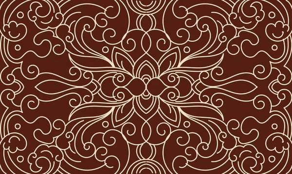 stock vector A vector of a vintage pattern - perfect for background