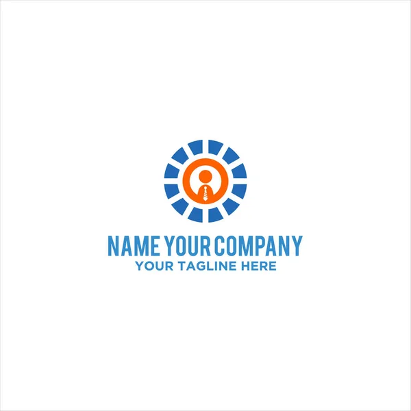 Wektorowa Ilustracja Logo Name Your Company — Wektor stockowy