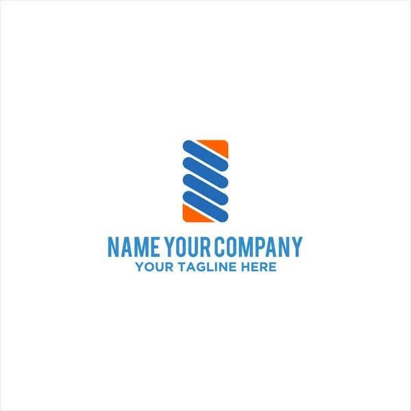 Beyaz Arkaplanda Izole Edilmiş Renkli Bir Logo Tasarımı — Stok Vektör