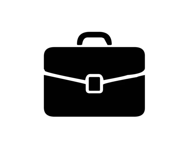 手提箱 手提箱 公文包 手提包 旅行和旅客行李 黑白配给品 — 图库矢量图片