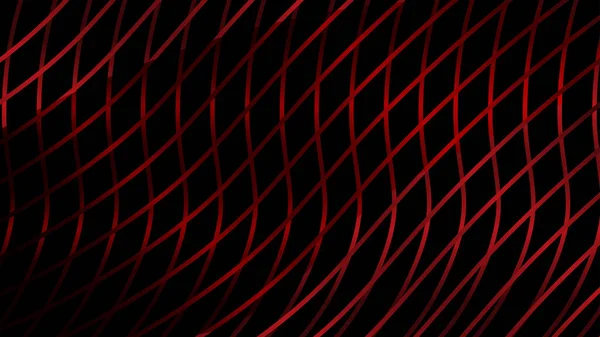 Illustration Filet Rouge Futuriste Moderne Isolé Sur Fond Noir — Image vectorielle