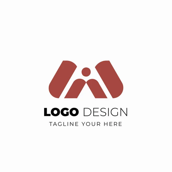 Een Vector Icoon Bedrijf Logo Template Illustratie Ontwerp Voor Merk — Stockvector