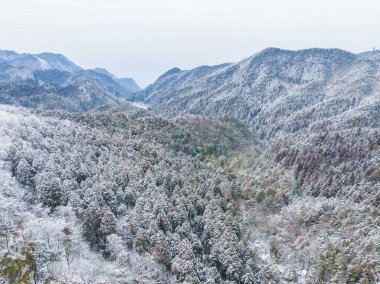 Lushan Dağı, uçurumları, bulutlar ve şelaleler denizi ile ünlüdür ve bu dağ manzarayı, dini, eğitimi ve kültürünü birleştirir..