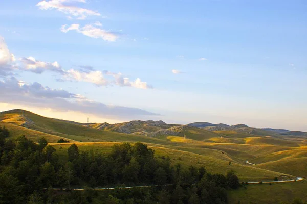 Ongelooflijke Schoonheid Van Het Golvende Morine Plateau Bosnië Herzegovina — Stockfoto