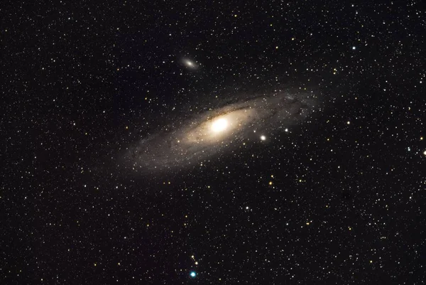Beautiful Scene Andromeda Galaxy Stars Space Black Sky — Stock Photo, Image