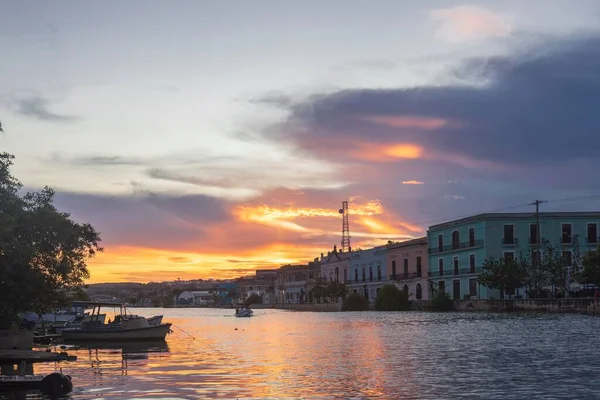 Beautiful View Sunset River Matanzas Cuba — Stock Photo, Image